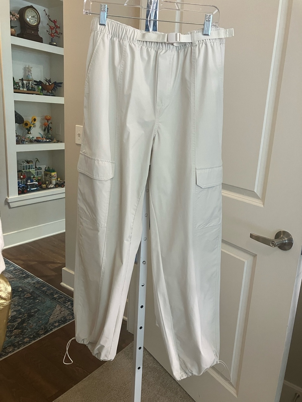 Avia Cream Track Pants with Cargo Pockets